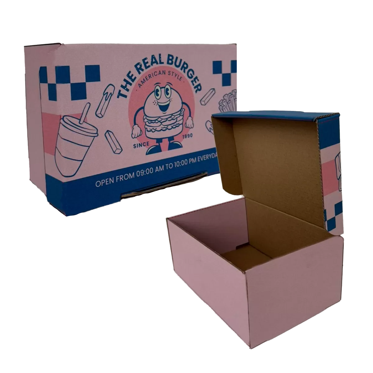 Caja para Hamburguesa · vista 1