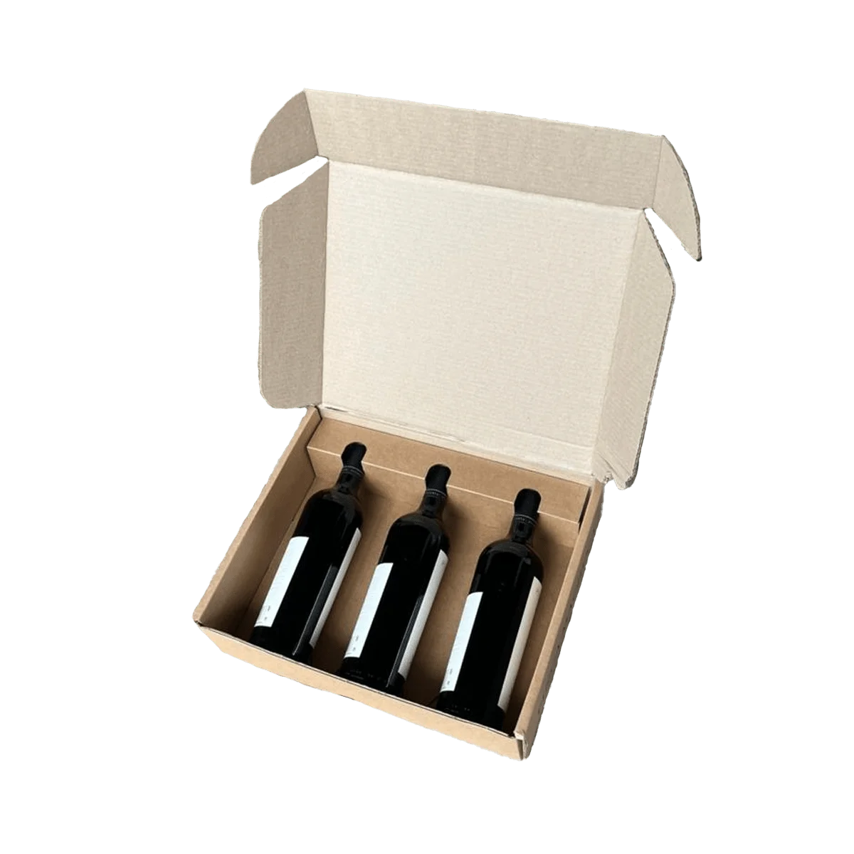 Estuche 3 vinos + separador cuna · vista 2